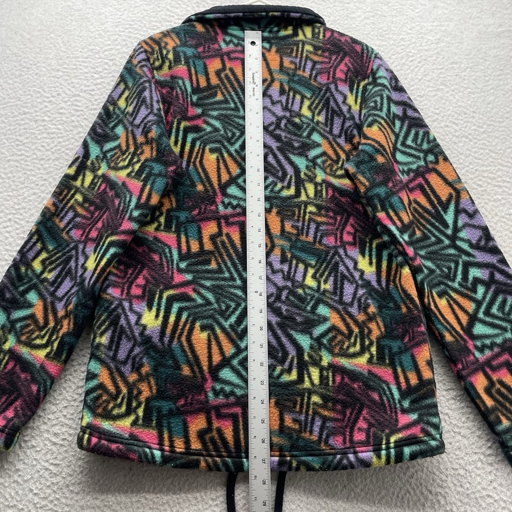Empyre Jacket Mens Small S Tech Fleece Neon Graffiti Retro Y2K Skater Colorful - Picture 8 of 13
